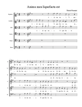 Anima mea liquefacta est
