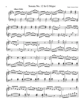 Keyboard Sonata in G major