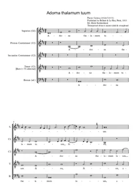 Adorna thalamum tuum