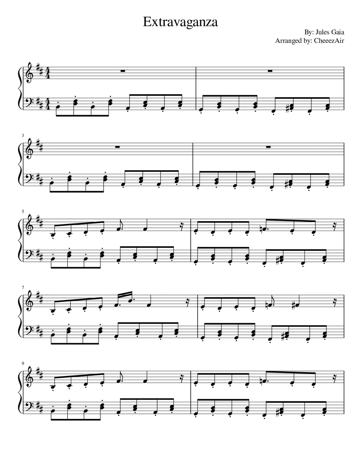 Extravaganza - Page 1