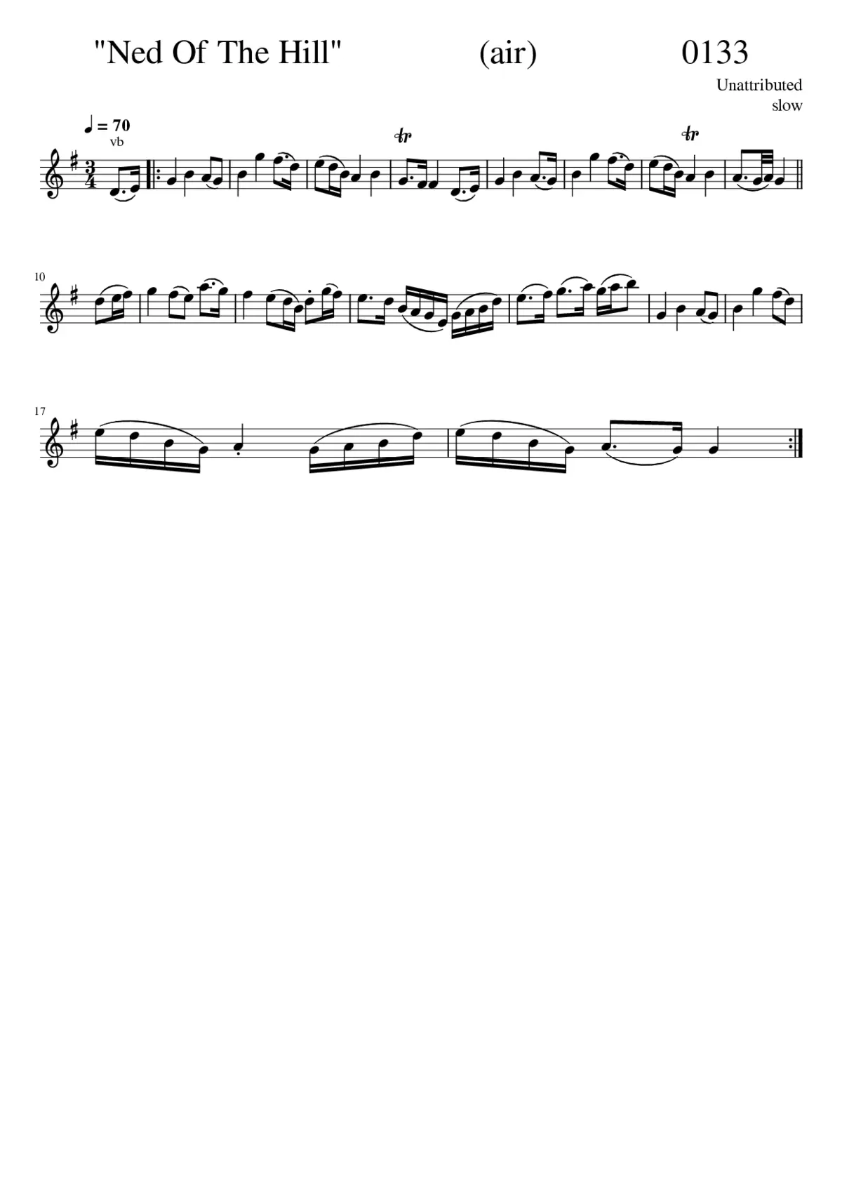 Ned Of The Hill - Page 1