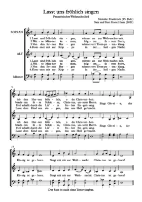 Noel (Lasst uns fröhlich singen)