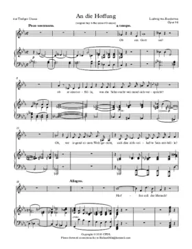An die Hoffnung, Op. 94