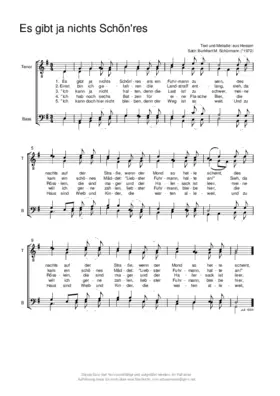 Es gibt ja nichts Schön'res