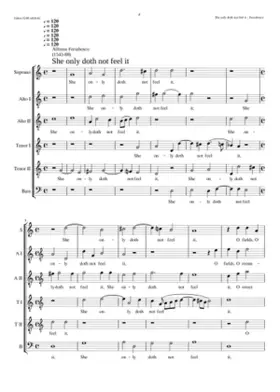 She only doth not feel it