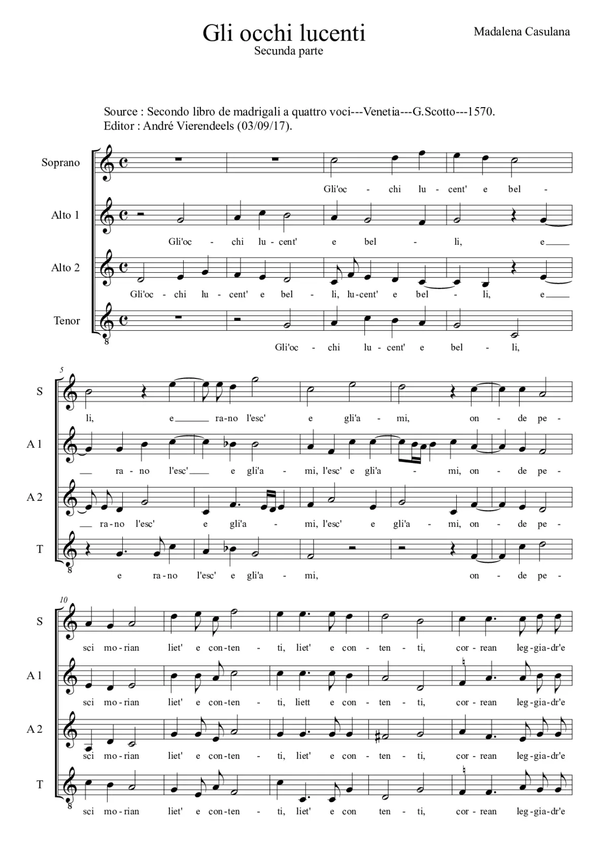 Gli occhi lucenti - Page 1