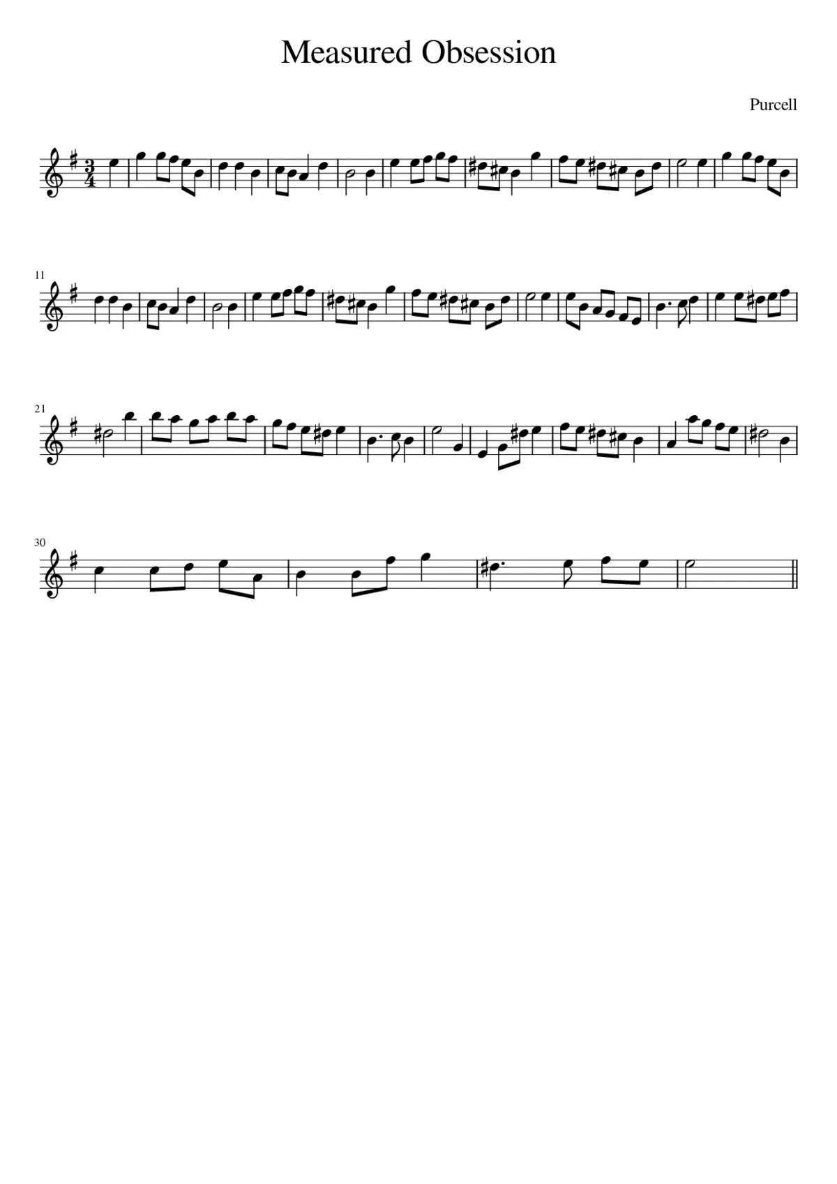 Measured Obsession - Page 1