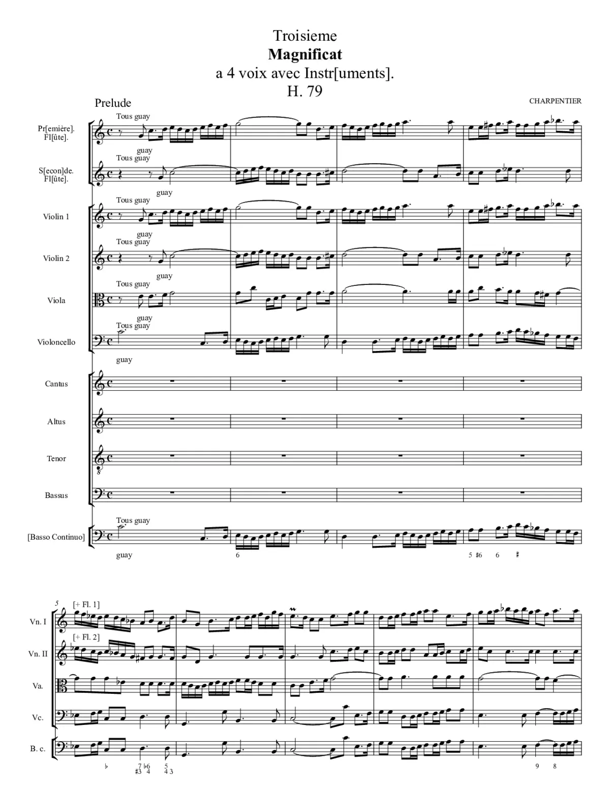 Magnificat, H. 79 - Page 1