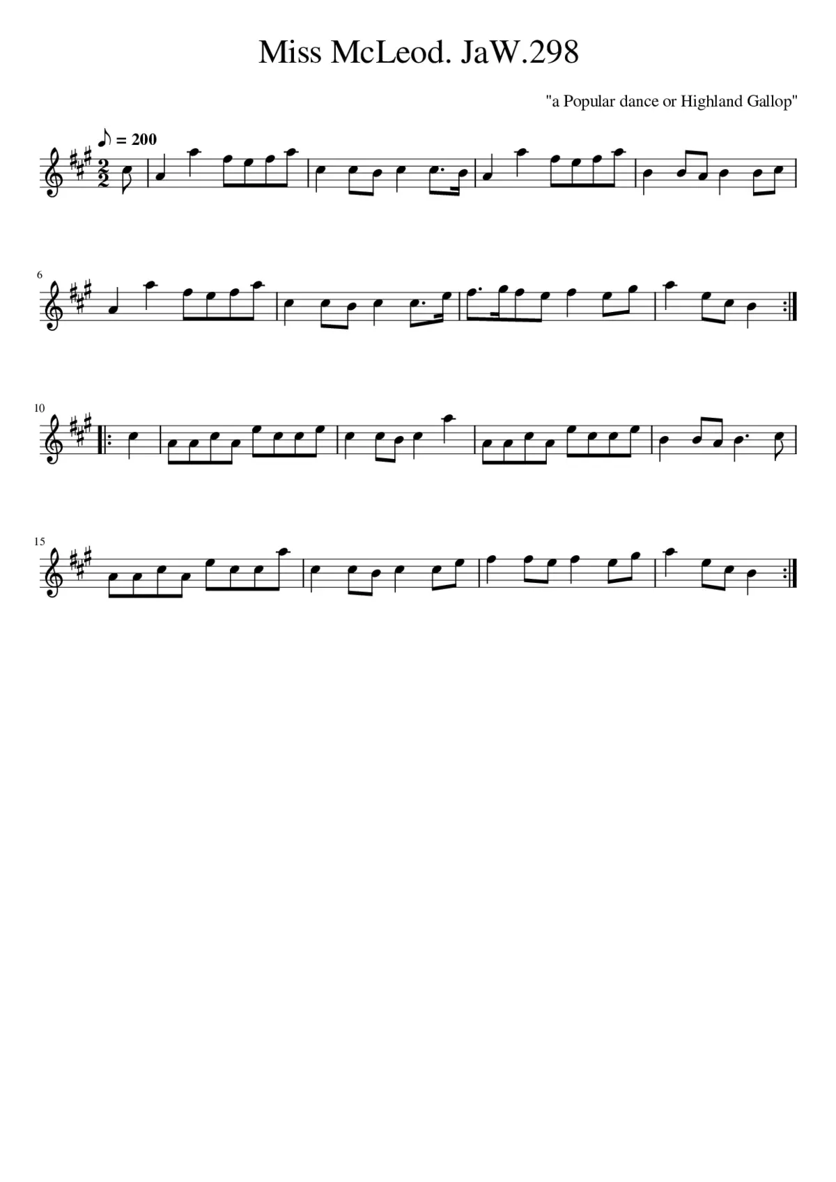 Miss McLeod's - Page 1