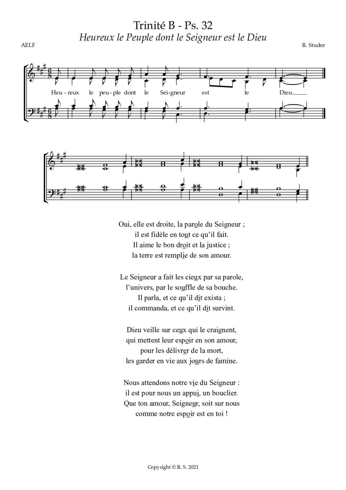 B Trinité - Ps. et Acclamation - Page 1