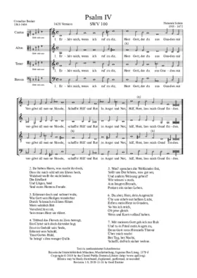 Erhör mich, wenn ich ruf zu dir, SWV 100