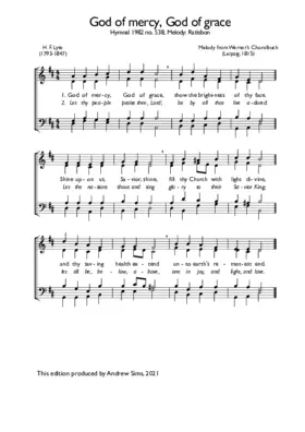 God of mercy, God of grace