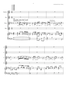 Ascribe unto the Lord