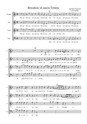 Benedicta sit sancta Trinitas