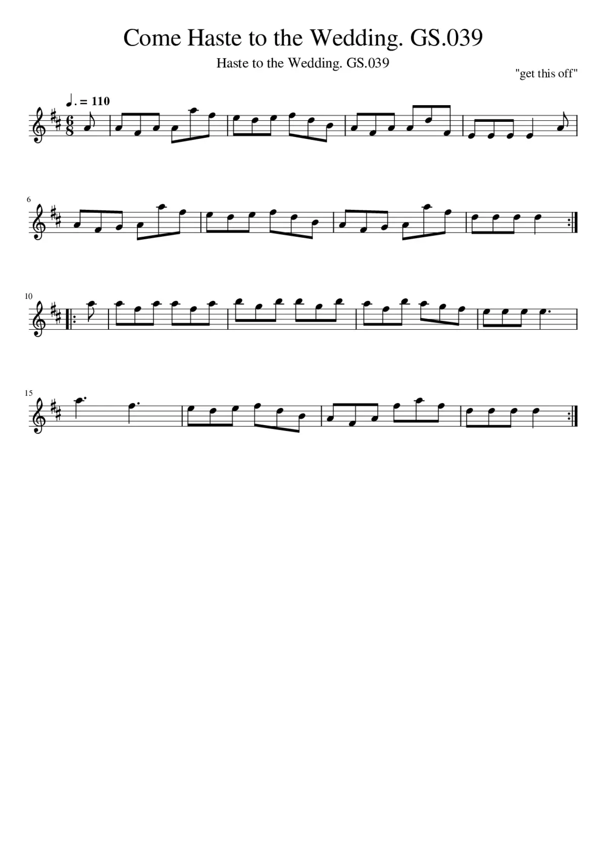 Haste to the Wedding - Page 1