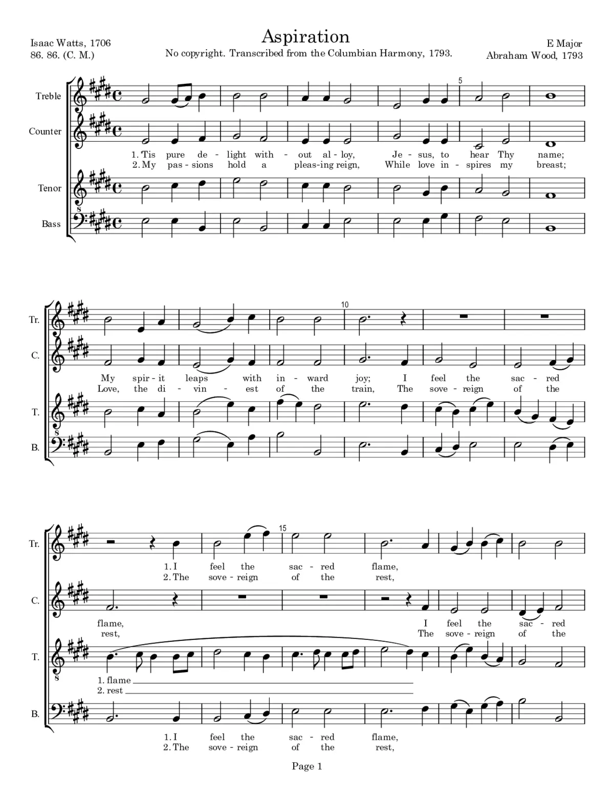 Aspiration - Page 1