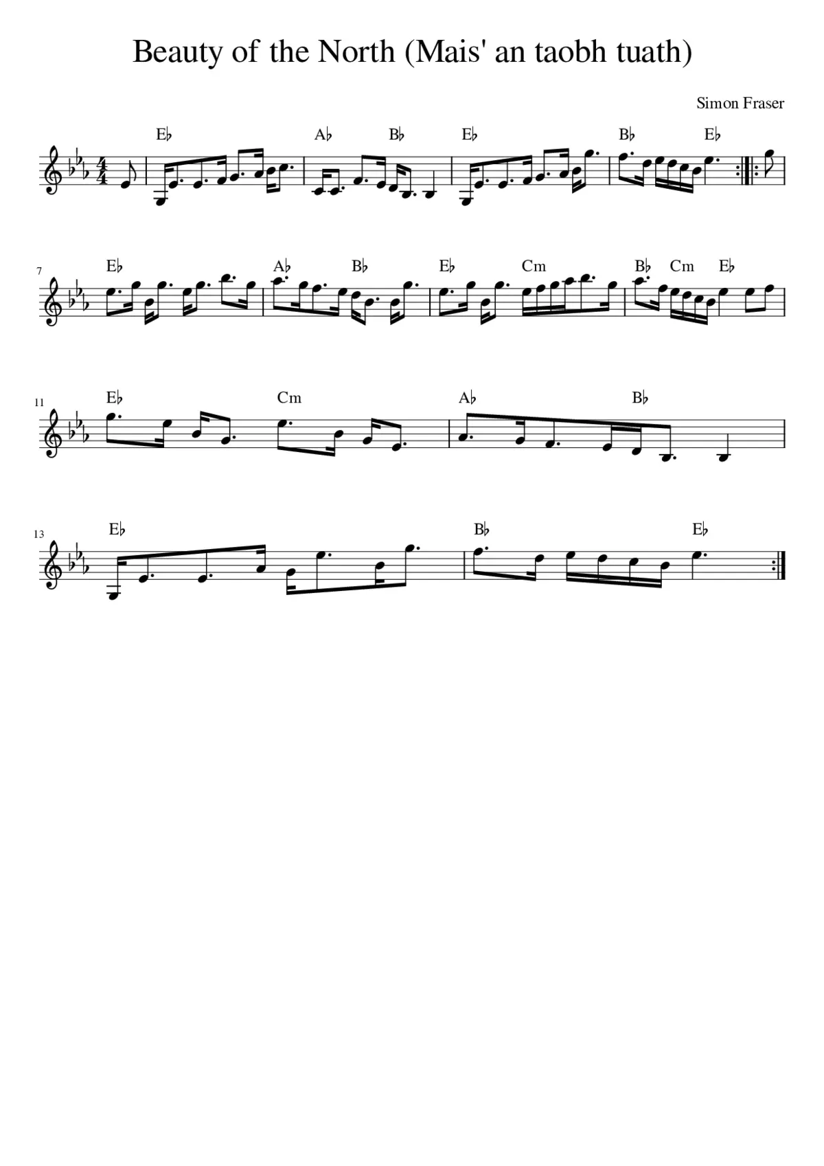 Beauty of the North (Mais' an taobh tuath) - Page 1