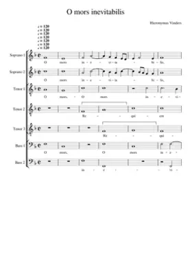 O Mors Inevitabilis - Epithaphium Josquini