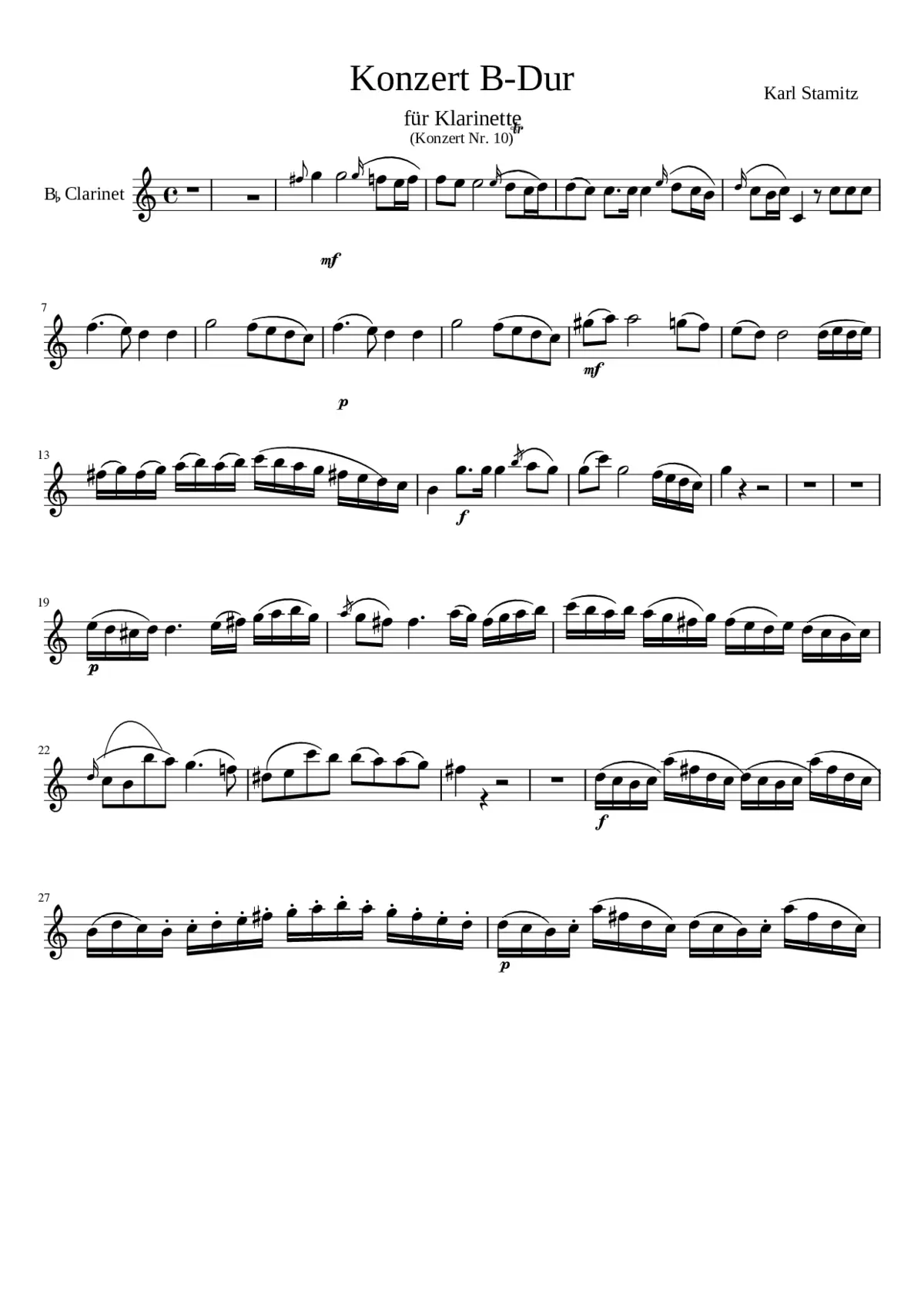 Sinfonia concertante No.10 - Page 1