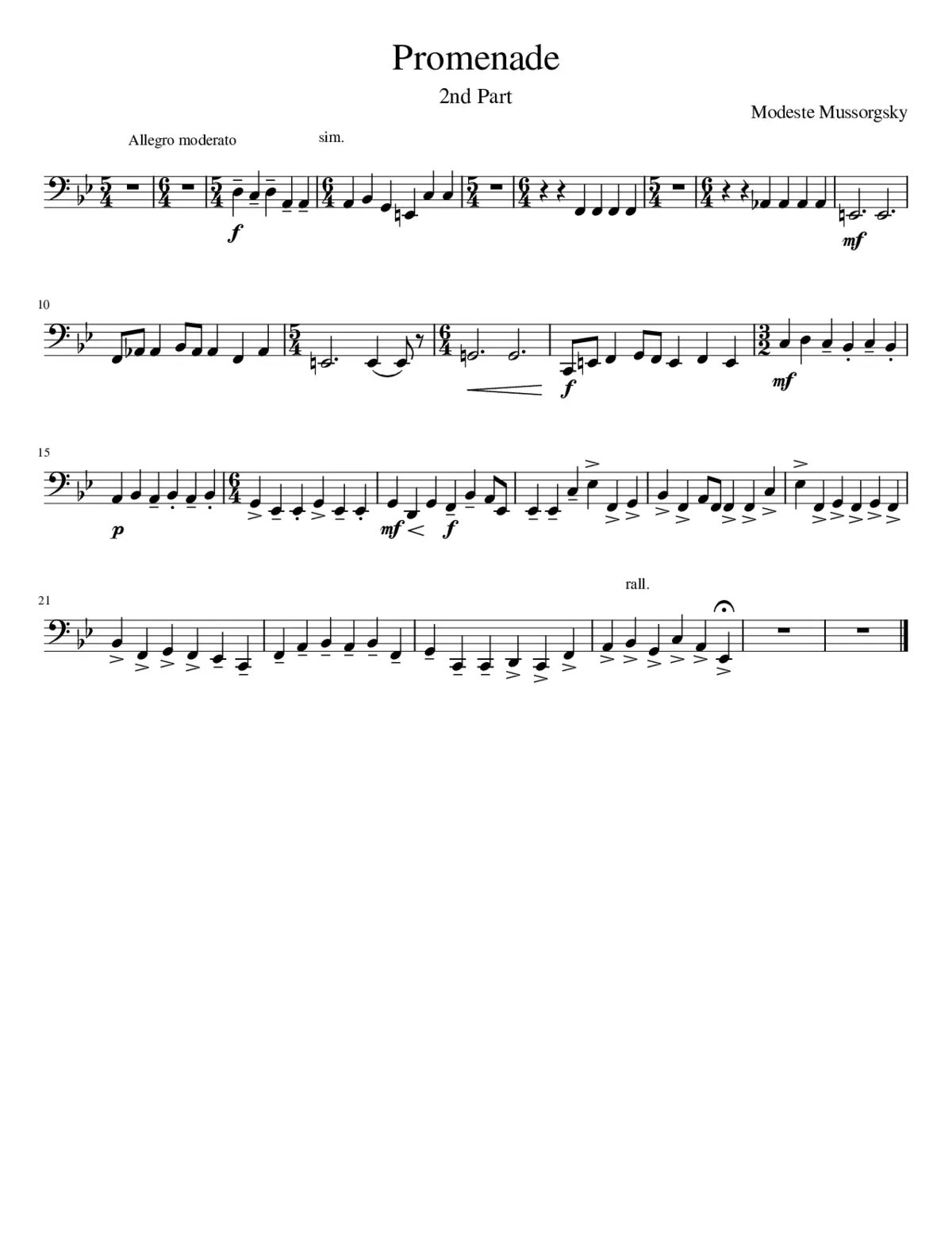 Promenade - Page 1