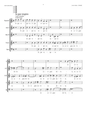 Io pur respiro in così gran dolore