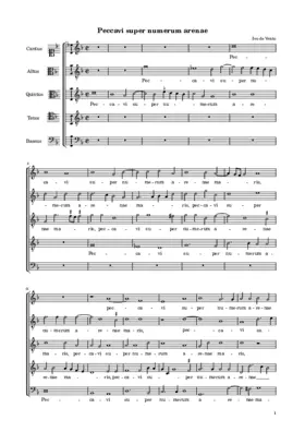 Peccavi super numerum arenae