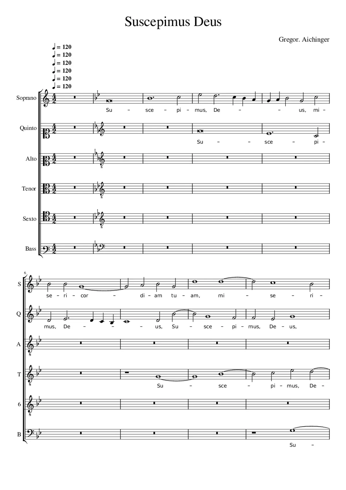 Suscepimus Deus - Page 1