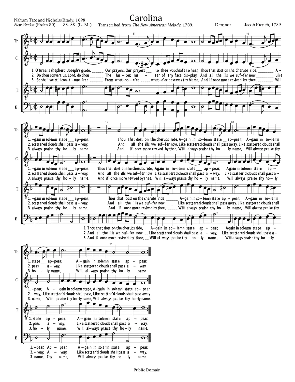 Carolina - Page 1