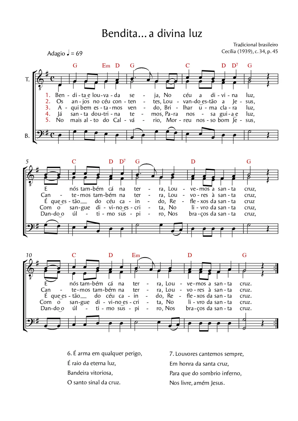 Bendita e louvada seja no céu - Page 1