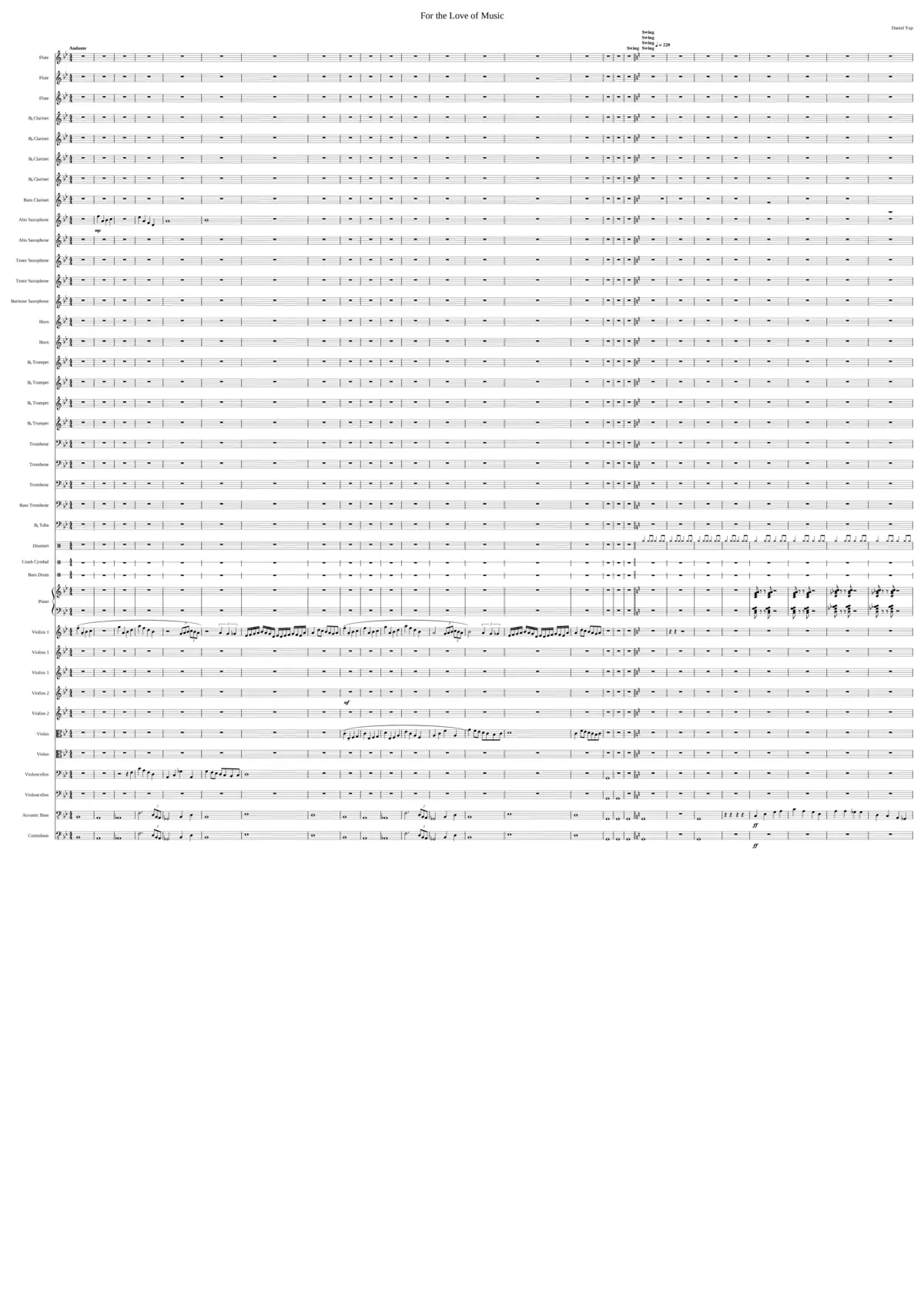 For the Love of Music - Page 1