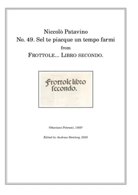 S'el te piacque un tempo farmi