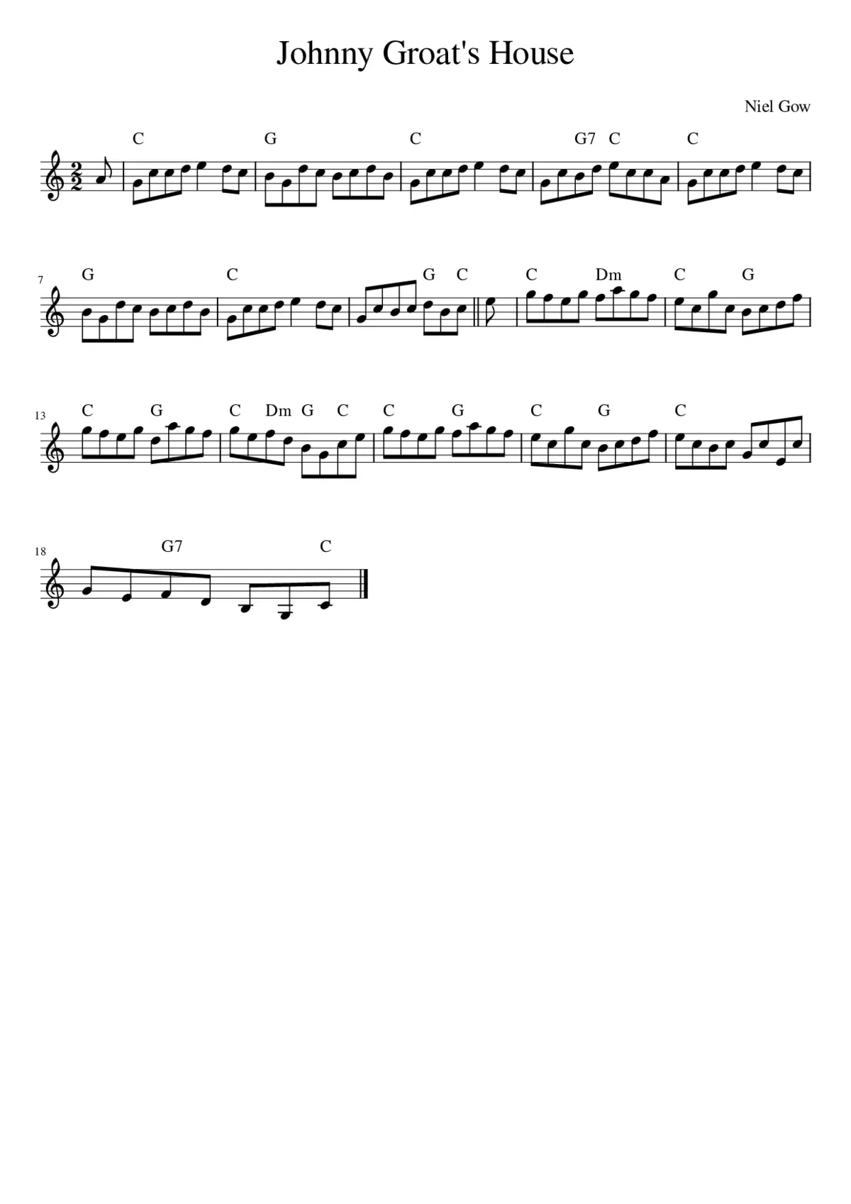 Johnny Groat's House - Page 1