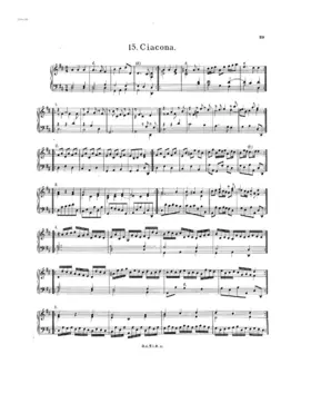 Chaconne in D major