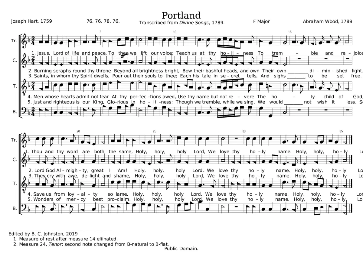Portland - Abraham Wood - Page 1