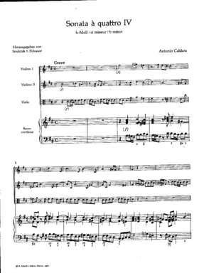 Sonata à quattro in B minor