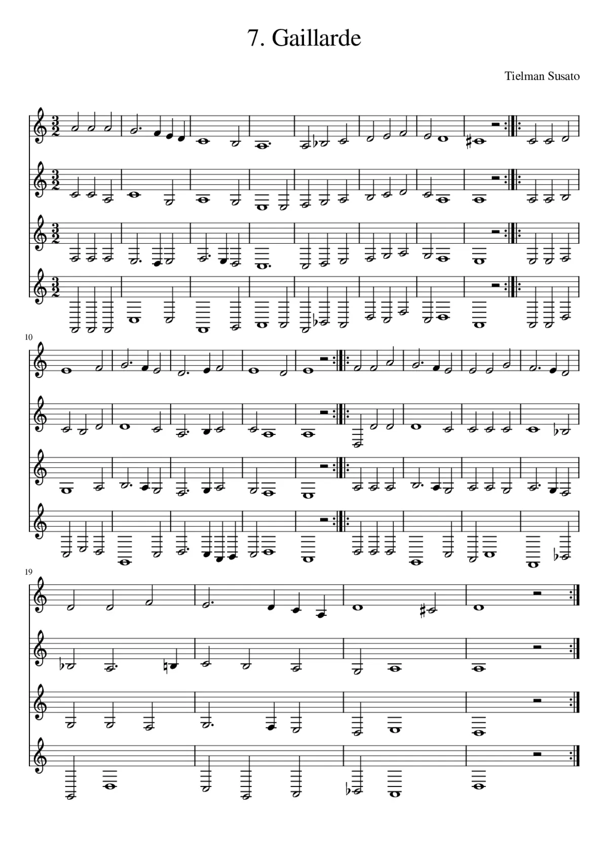 7. Gaillarde - Page 1