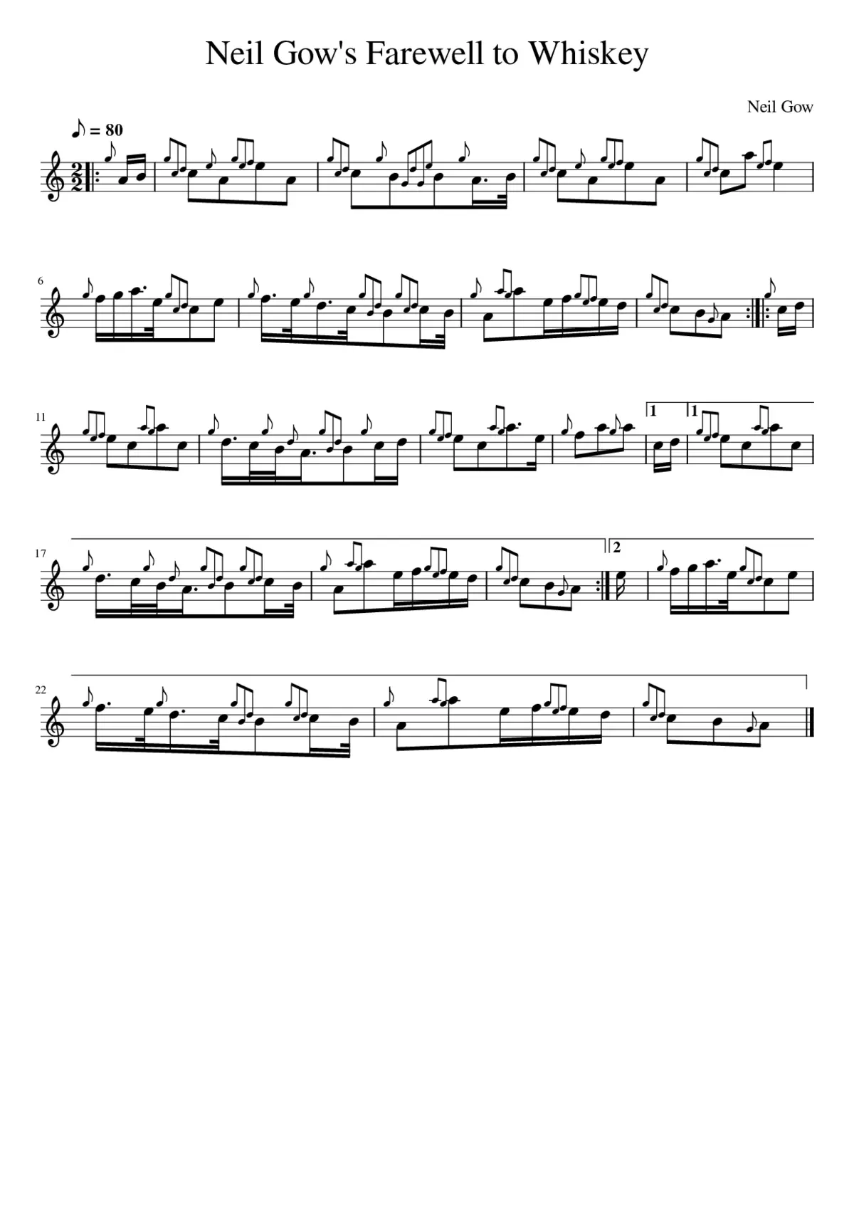 Farewell to Whiskey - Page 1