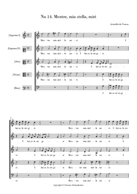 Mentre, mia stella, miri