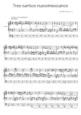 3 Santos nuevomexicanos