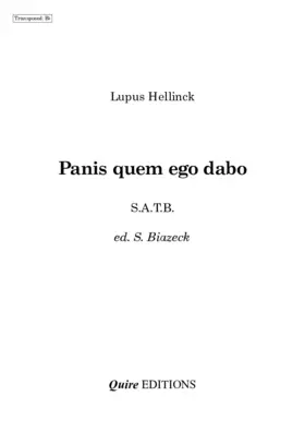Panis quem ego dabo