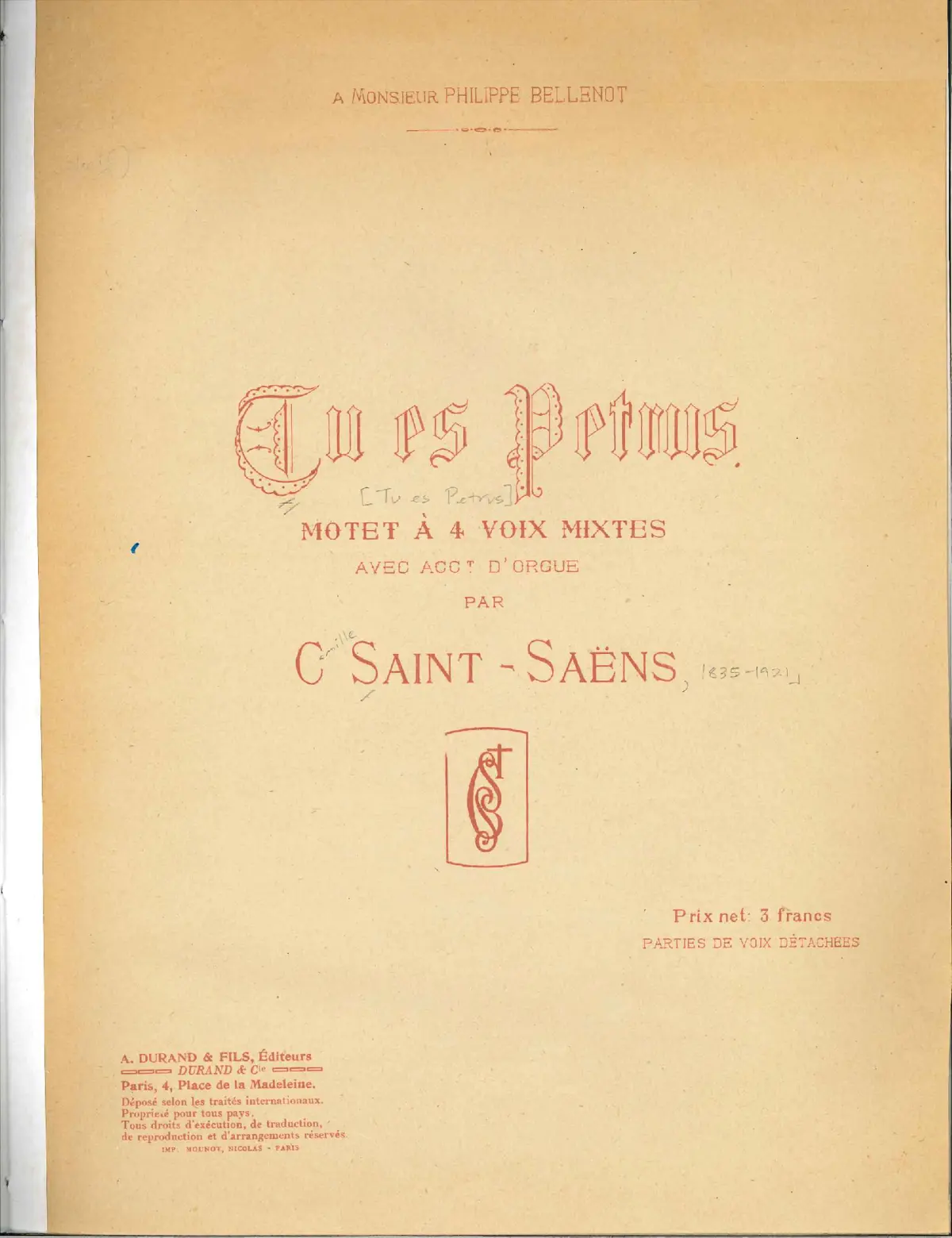 Tu es Petrus - Page 1