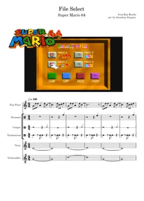 file select - super mario 64