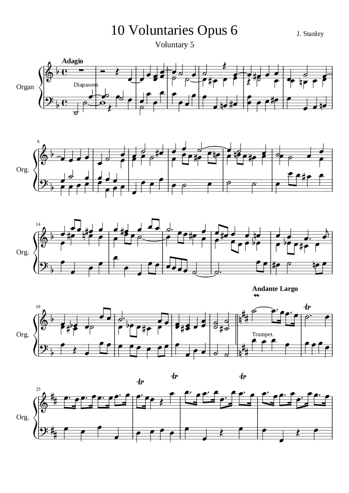 Voluntary V from Opus 6 - Page 1