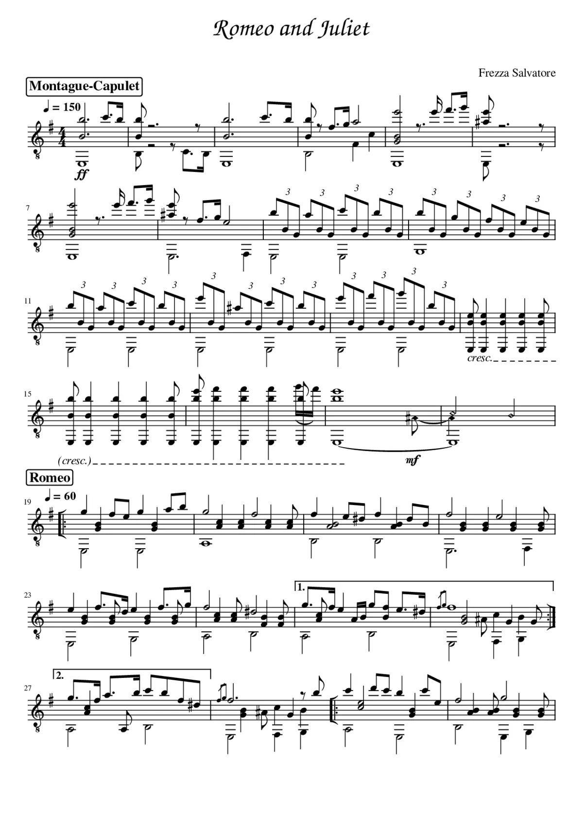 Romeo and Juliet - Page 1