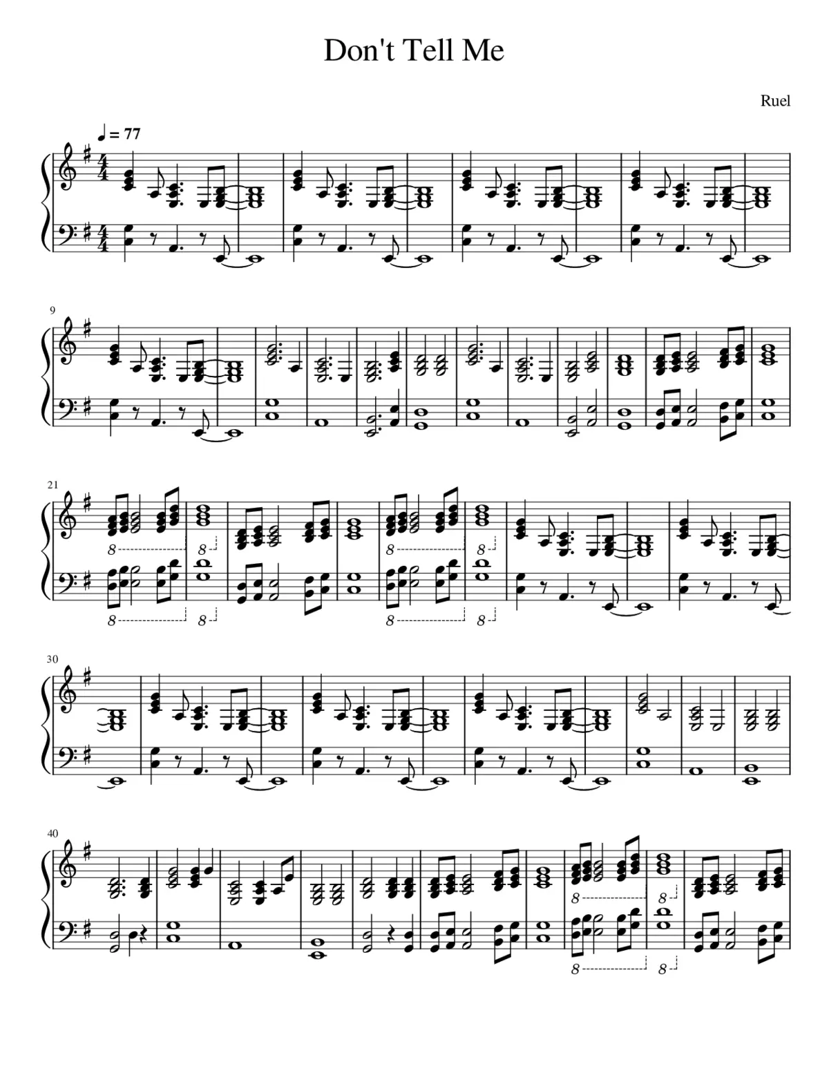 Don't Tell Me - Page 1