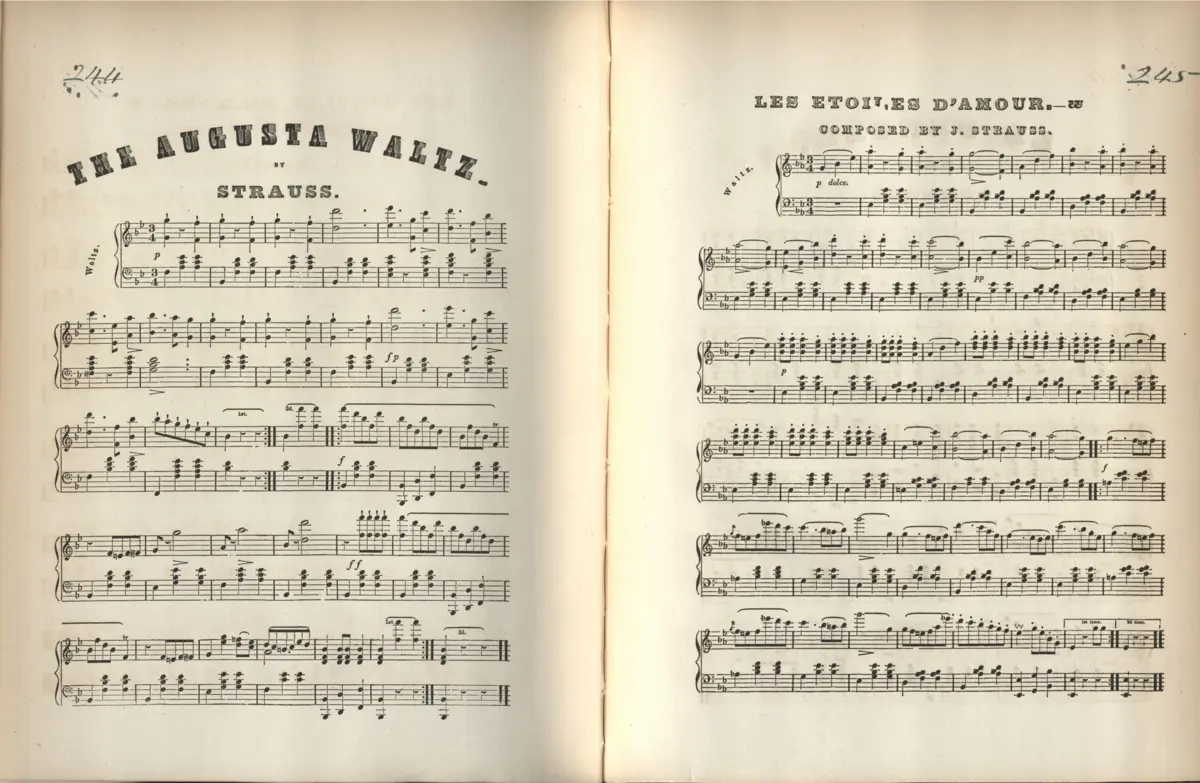 A Set of Strauss Waltzes - Page 1