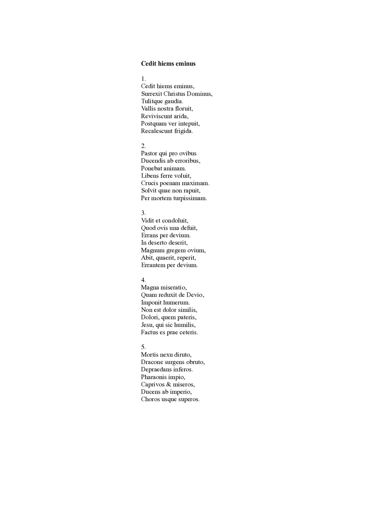 Cedit hiems eminus - Page 1