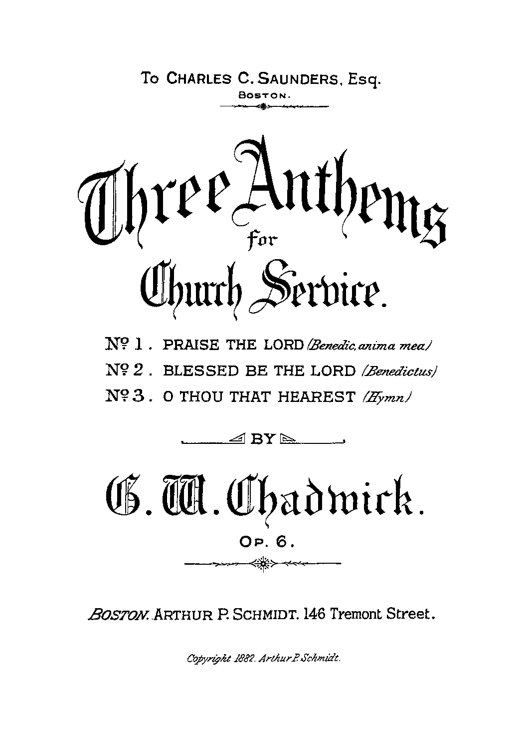 3 Anthems for Church Service - Page 1