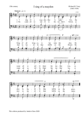 I sing of a mayden