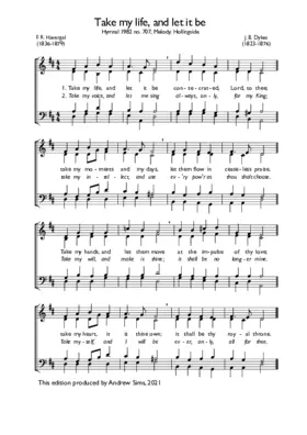 Take my life, and let it be